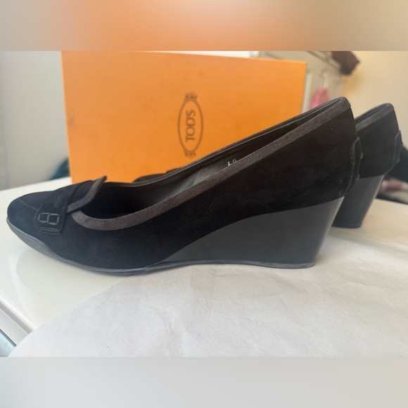 Tod’s Suede Wedge Heels EC - Picture 7 of 16